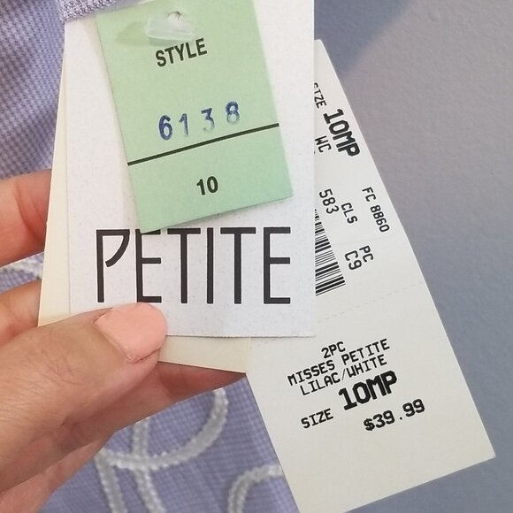 Cottage Core 80s Vintage Purple Button Down - Picture 4 of 9